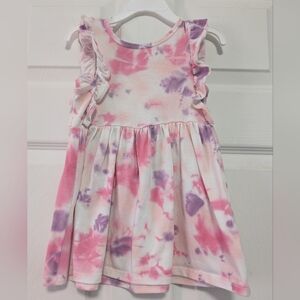 Cat & Jack Pink and Purple Ruffled Sundress